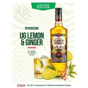 Uganda Waragi  Lemon & Ginger  - 200Mls