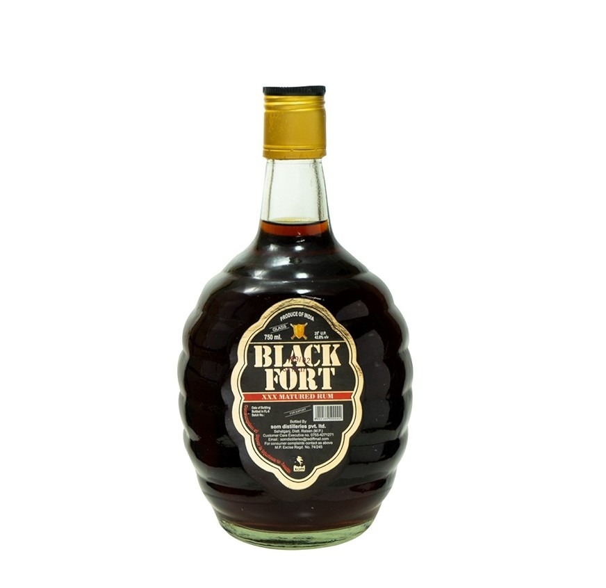 Black Fort Matured Rum - 750Ml