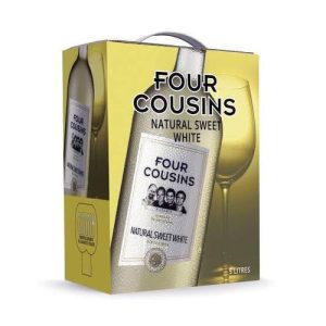 Four Cousins Natural Sweet White Wine - 5L