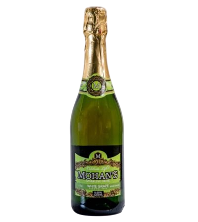 Mohans Sparkling White Grapes  -750Mls