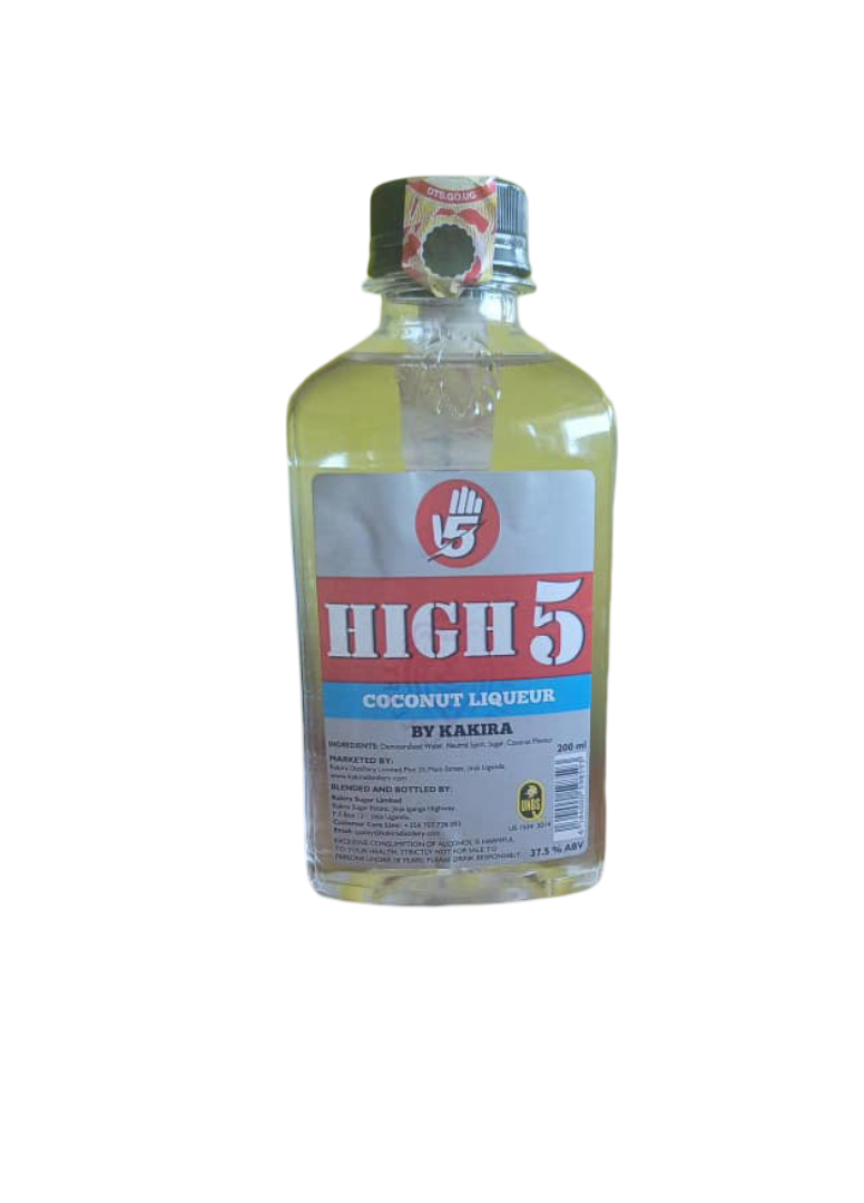 High Five Cocunut Plastic Liqueur - 200Mls
