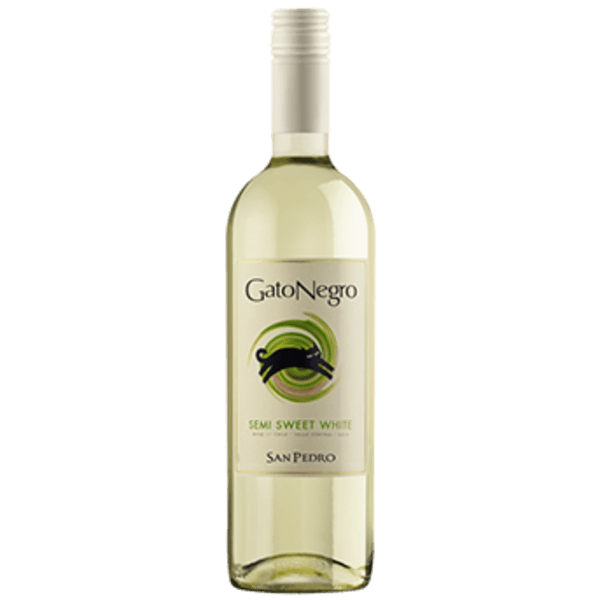 Gato Negro Semi Sweet White - 750Mls