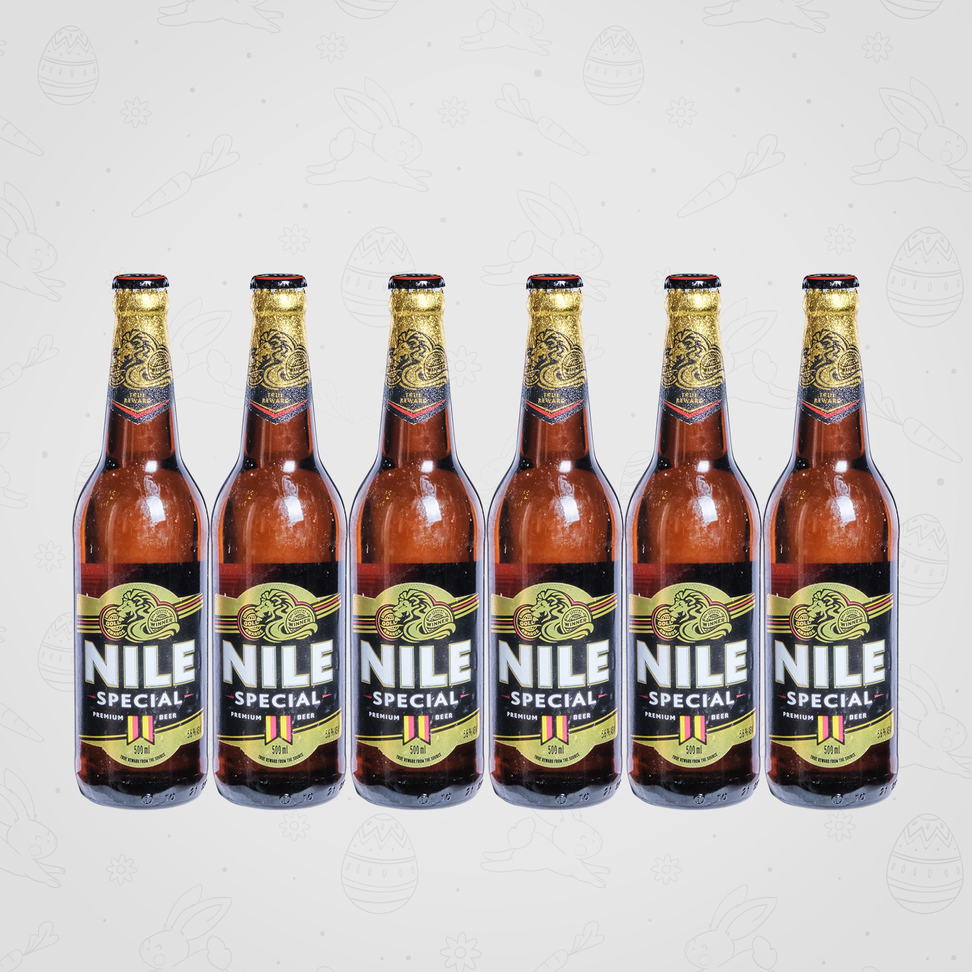 Nile Beers Bottles -6pcs